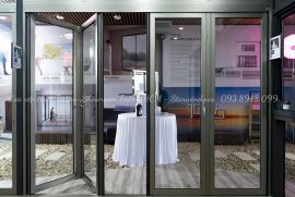 Cửa xếp trượt nhôm Tostem 4 cánh