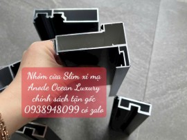 Nhôm cửa slim và vách ngăn slim xi mạ Anode Ocean Luxury