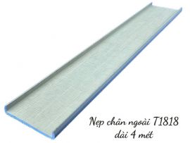 Cây nhôm nẹp chân ngoài mã LUX-T1818