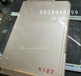 Phim nội thất UDK màu hồng ánh satin mã 5102