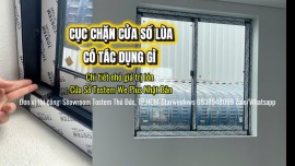 Cục Chặn Cửa Sổ Lùa Tostem We Plus Giúp Chống Trầy Xước, Hạn Chế Va Đập