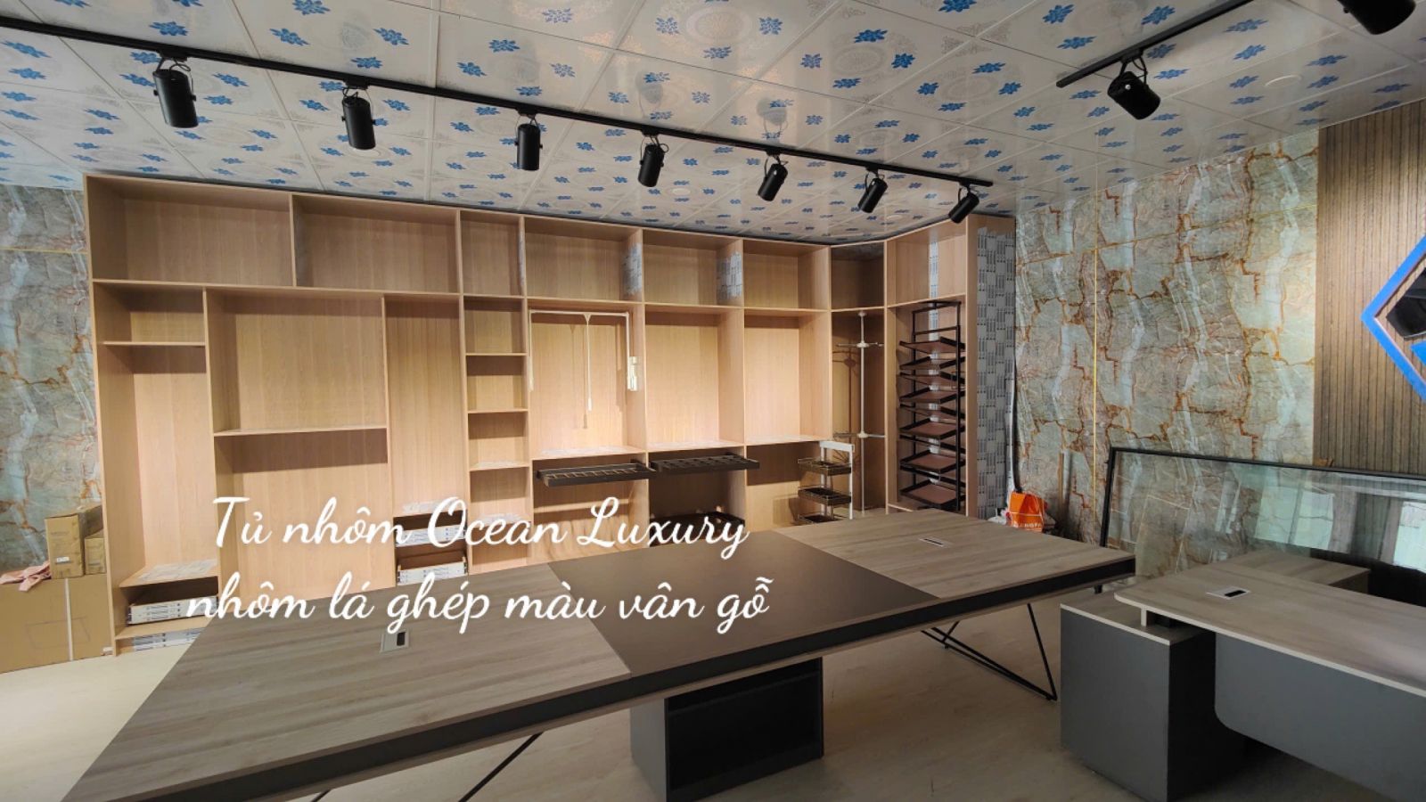 nhom lá ghép màu vân gỗ
